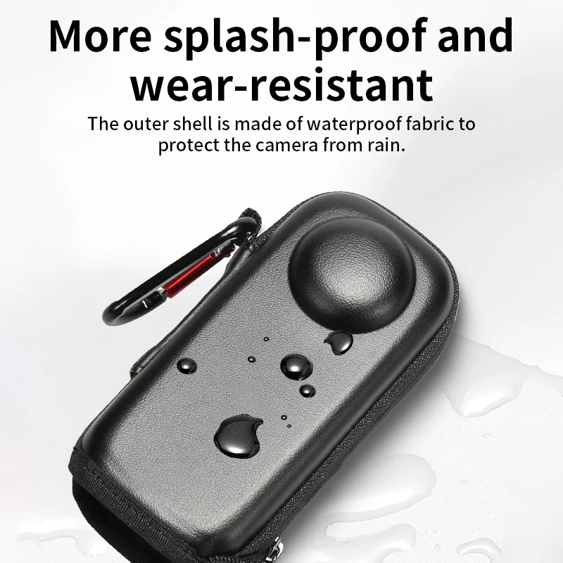 For insta 360 X3 protective storage bag action camera mini storage bag with hook action camera accessories