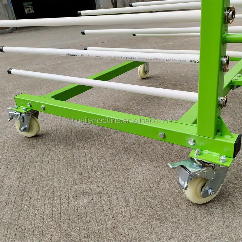 A Frame Glass Transport Cart Rack For Glass Board Load 2200lbs Material Trolley For Factory