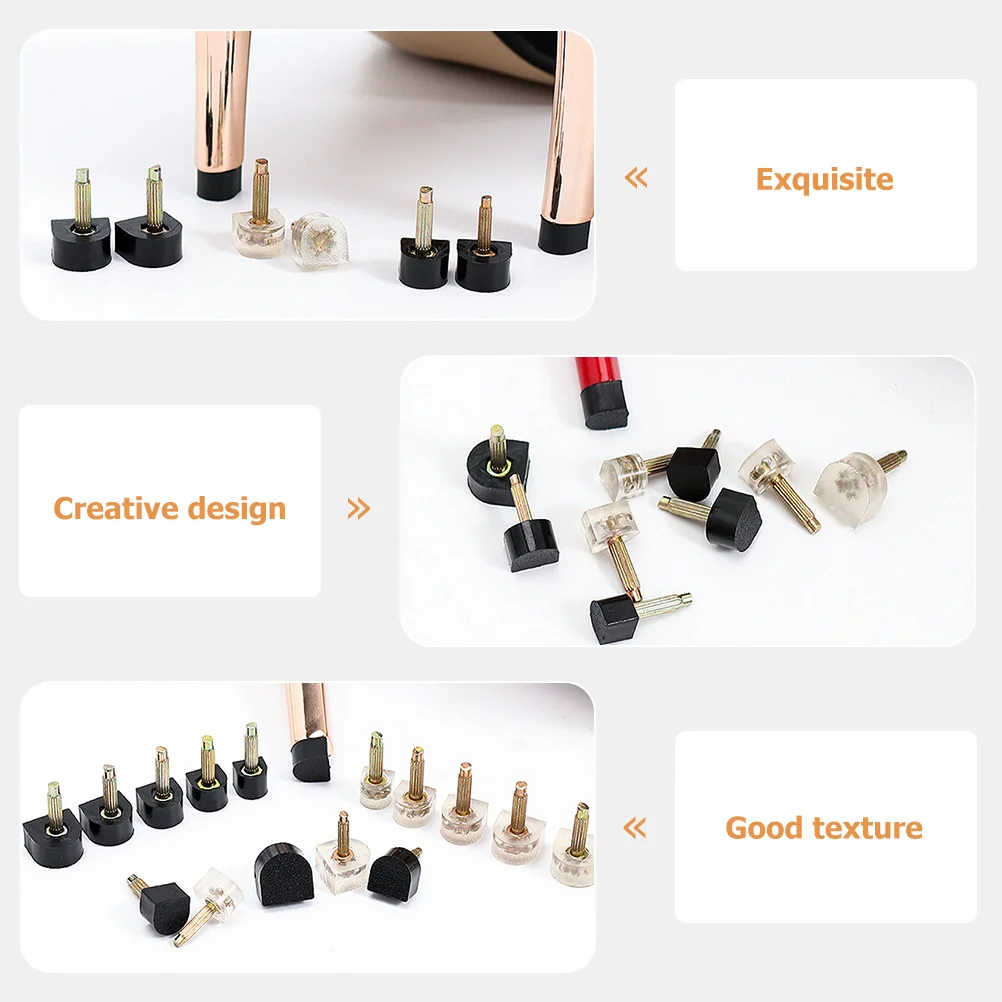 

Anti-Skid Heel Tips Tpu Wear Resistant Replacement Caps Non-Slip High Heel Protector Noise Reduction Spikes