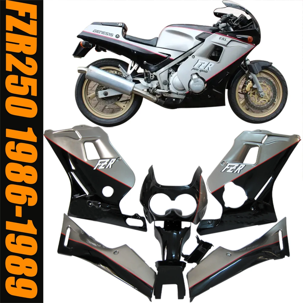 

Motorcycle handmade fairing for Yamaha FZR250 1986 1987 1988 1989 body shell protective cover fzr 250 86 87 88 89