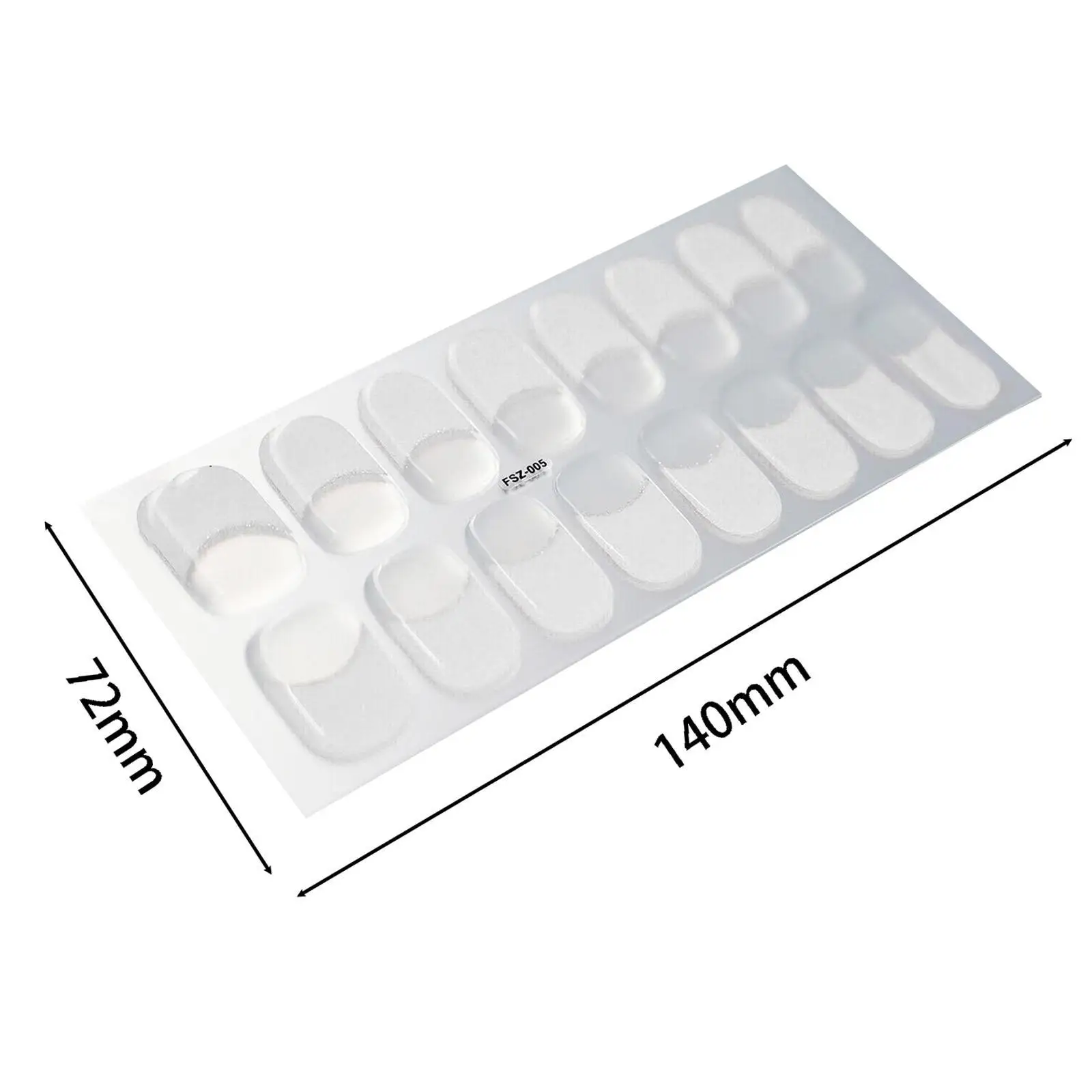 Semi-cured Gel Nail Art Stickers Waterproof Full Wraps for Salon Flower Nail Design and Daily Use