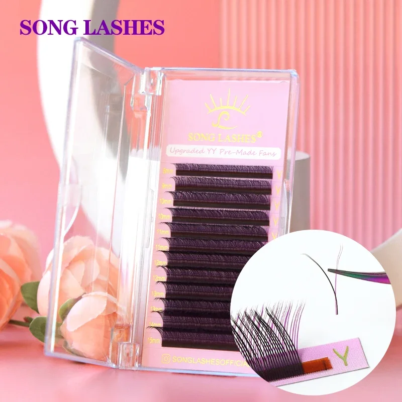 Medylashes Wholesale Eyelashes Extensions Lashes V Lashes 0.05 0.07Mm Yy Lash Extensions Color Yy Color Eyelashes