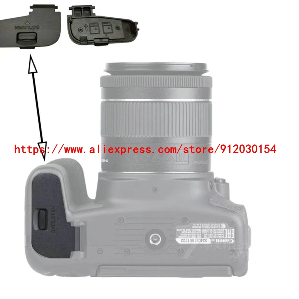 新しいバッテリーカバードアキヤノン EOS 20D 30D 40D 50D 60D 70D 80D