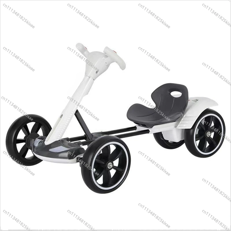 For Children's Electric Kart Installation-free Seated Electric Vehicle Children's Charging Remote Control Folding Stroller