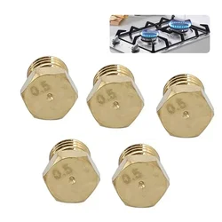 5pcs LPG Gas Jet Set Burner Gas Hob LPG Conversion Kit For SABAF Burner Nozzle Propane Injector Replacement Parts