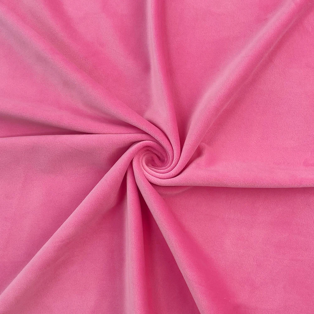 Kleur 01 ~ 40 Stretch Mochi Pluche Minky Stof 1mm Stapel 95% Polyester 5% Spandex Stretch Vierzijdige Pluche Stof Voor Diy Naaien Speelgoed