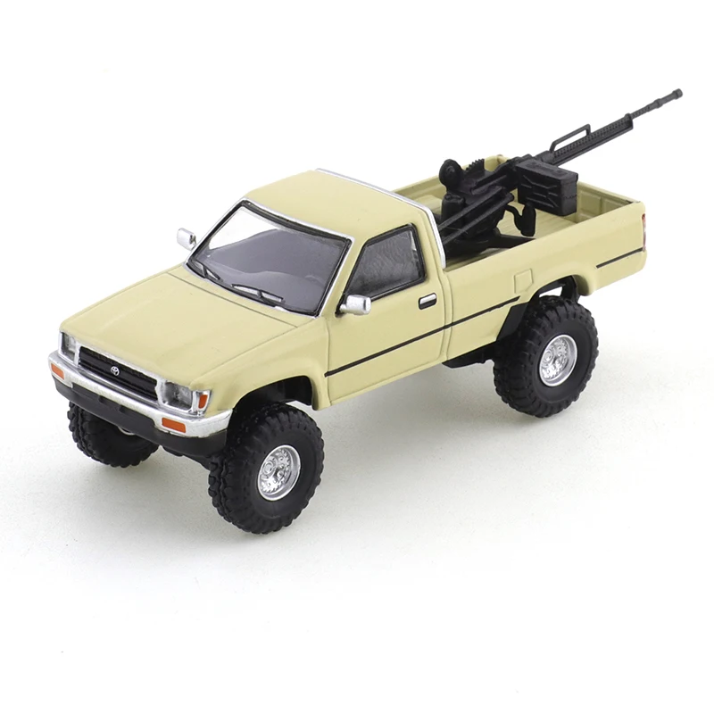 MASSDI 1/64 Toyota Hilux champ de bataille camion voiture alliage véhicule à moteur moulé sous pression en métal modèle enfants cadeau de noël jouets pour garçons