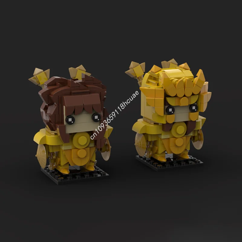 482pcs MOC Libra Dohko Seiyass Brickheadz Building Blocks Christmas Gift Limited Edition Architecture Ideal for Showcase
