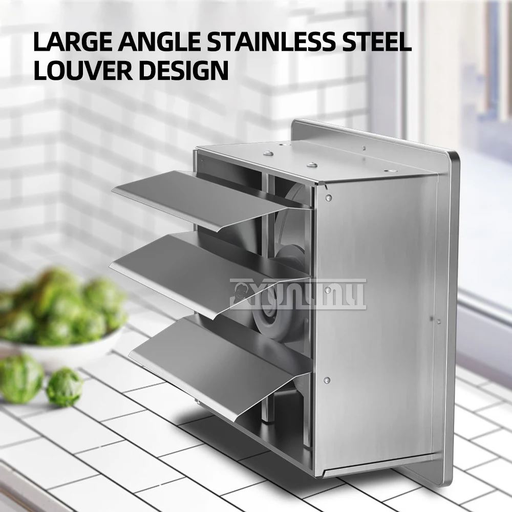 Вытяжной вентилятор из нержавеющей стали, высокоскоростной вентилятор, бытовой вентилятор для кухни, ванной комнаты, вентилятор