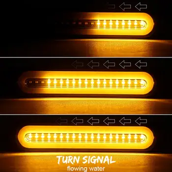 v 1 LED zadní brzdová světla pro přívěs a nákladní automobil LED světlo 12V 24V zadní světla pro automobily směrová světla pro čtyřkolky, SUV, UTV, automatické zadní brzdové světlo DRL 10 nejlepší prodej Zadní světlo Toyota Crown - №6