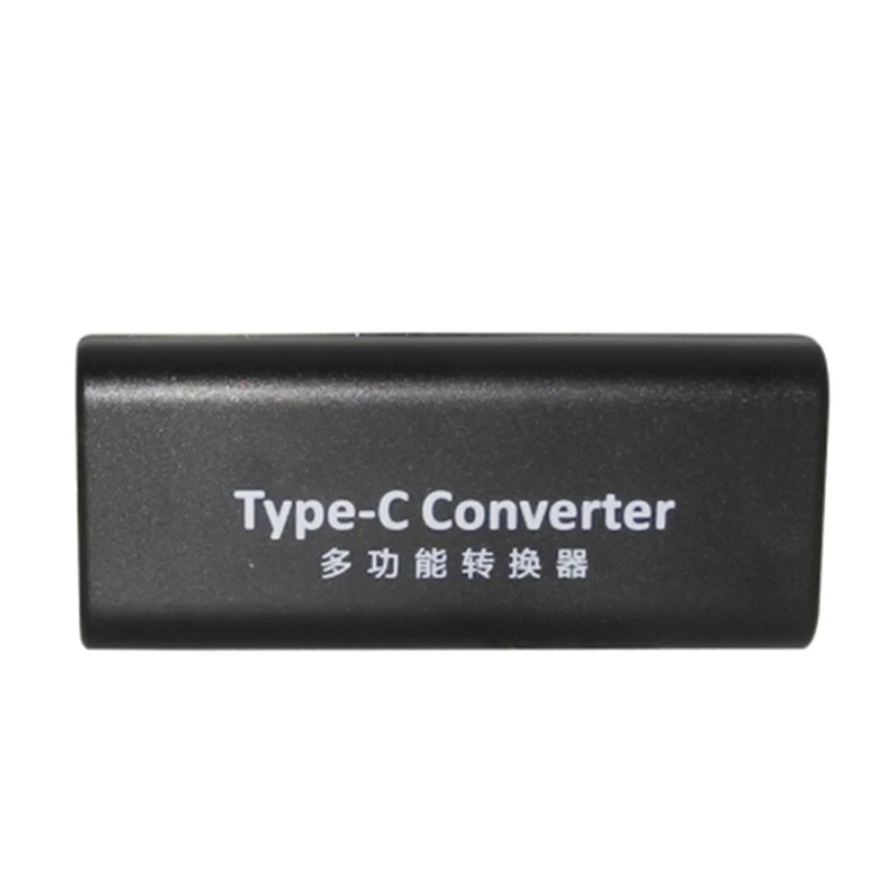 DC Power Adapter Converter Square To USB Type C Jack Converter For Lenovo Laptop Charger