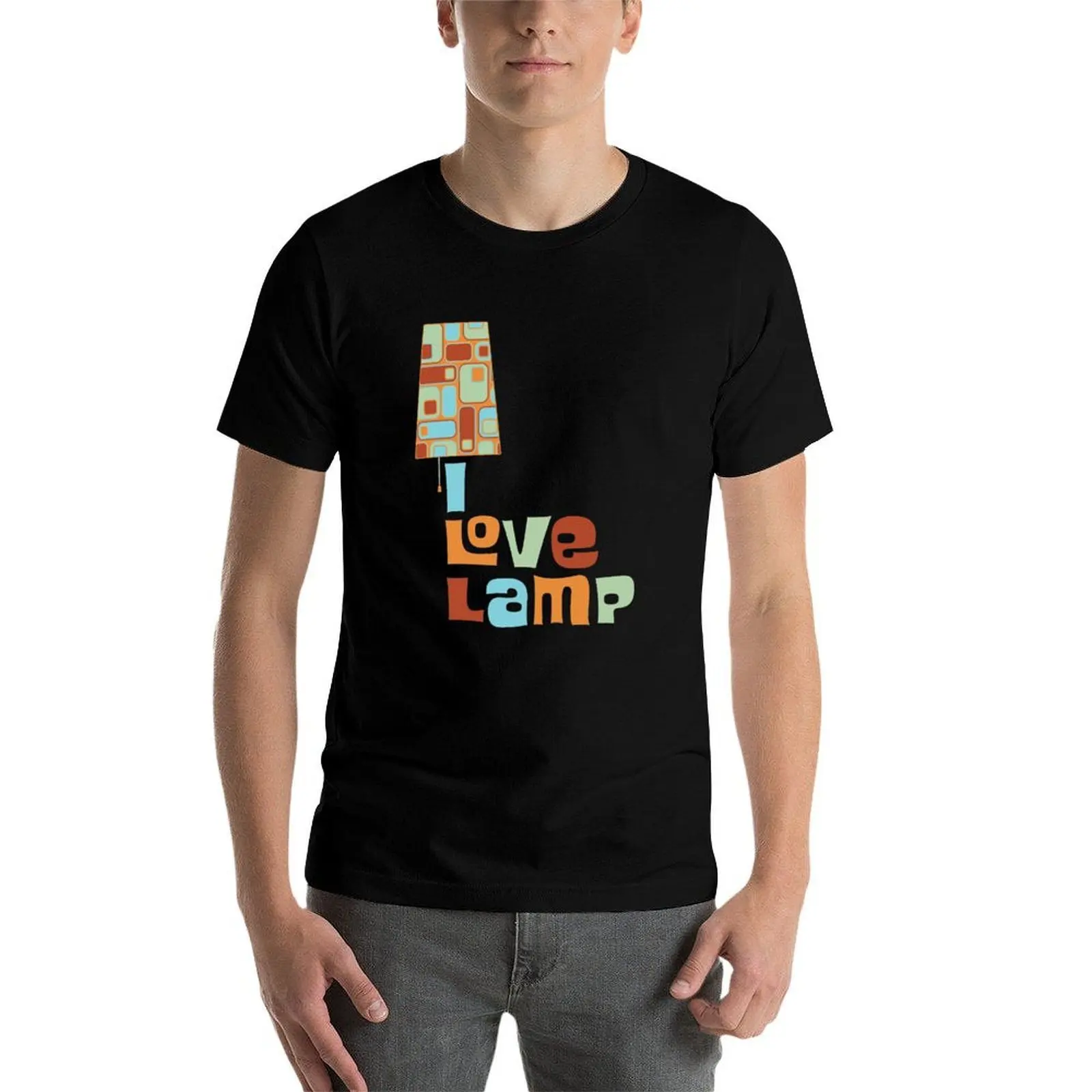 

I Love Lamp T-Shirt t shirts for man pack cotton man t shirt cotton T-Shirt