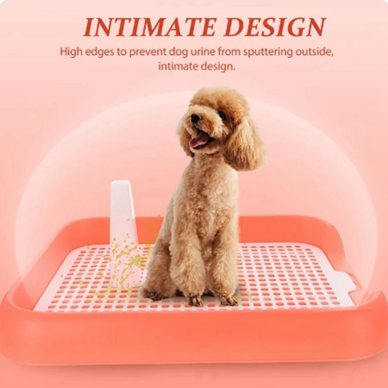 Indoor Dog Potty Tray Mesh Dog Training Toilet Potty Tray Puppy Toilet Anti-Slide Dog Toilets Anti Mesh Training