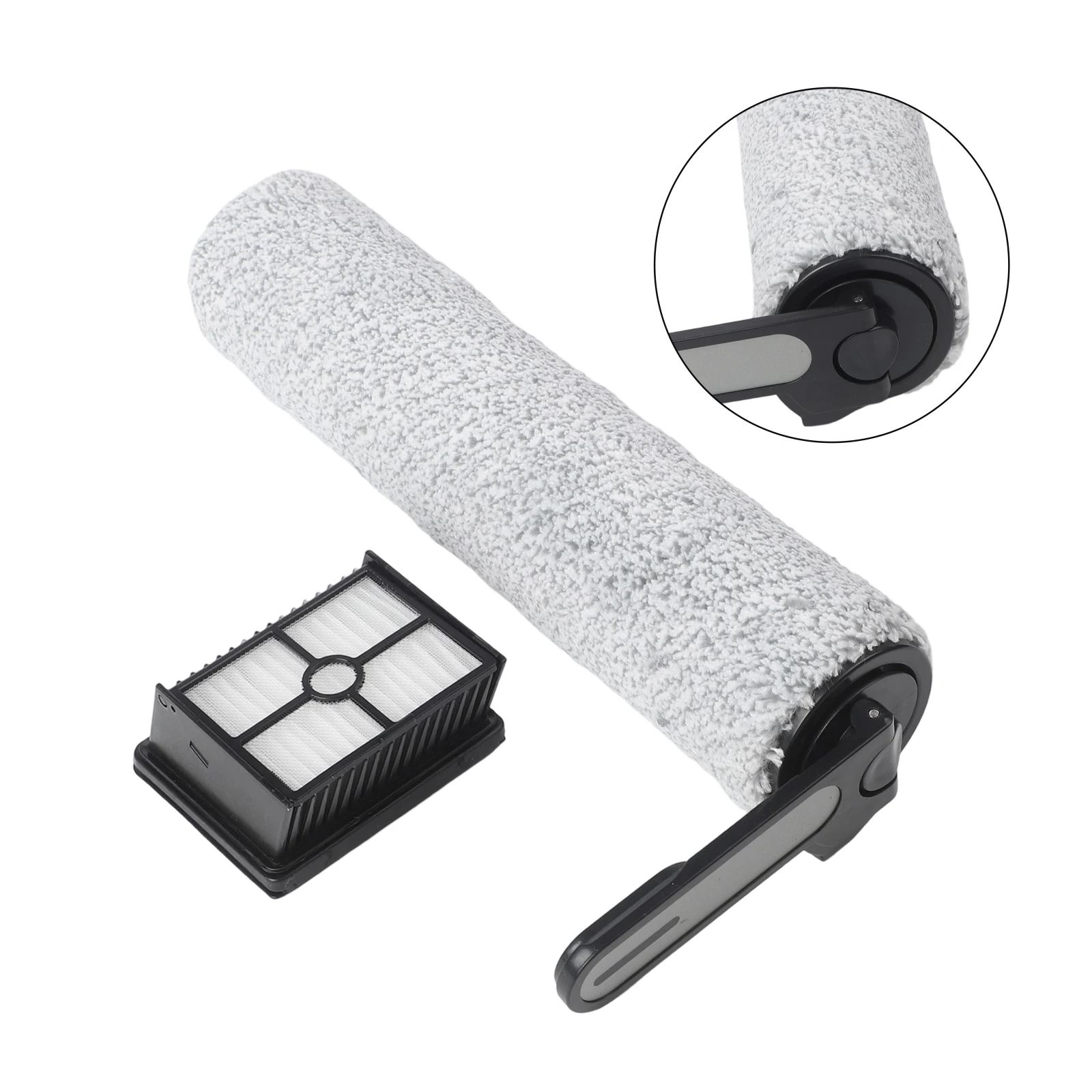 

Комплект фильтров с роликовой щеткой для очистки, сменный фильтр основной щетки для Redkey W15, беспроводной пылесос для влажной и сухой уборки, аксессуары