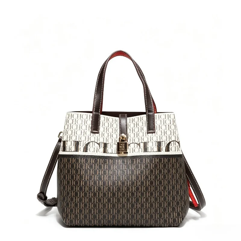 Luxury Brand Genuine Leather Shoulder Bag For Ladies, Popular Women's Crossbody Messenger Bag With Multiple Compartments