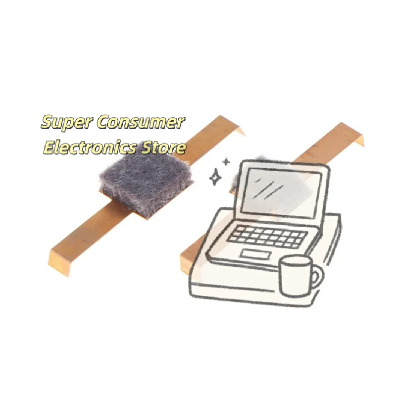 Replacement Audio Cassette Tape Felt Pressure Pads 10Pcs for Reel to Reel Recorder Daily Repair DIY Accessory