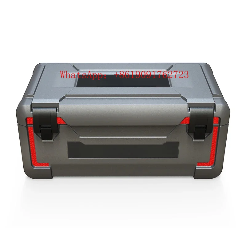 

Factory Rotomolded 90L Hard Plastic Roof Tool Box Waterproof Portable With Handle For Camping Storage