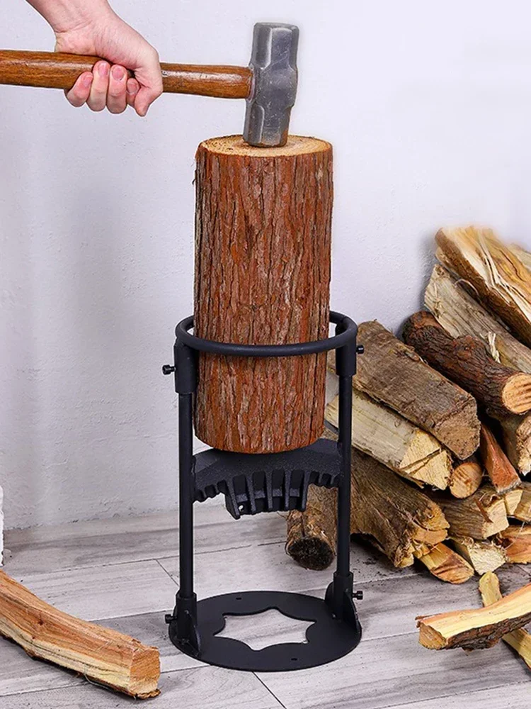 Manual Wood Splitter Removable Firewood Divider Outdoors Wooden Splitting Professional Wood Chipper Woodworking Accessories