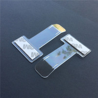 2/4pcs Transparent Car Vehicle Parking Ticket Receipt Permit Card Holder Clip Sticker Windscreen Plastic Universal Car Tools