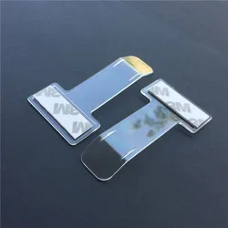 2/4pcs Transparent Car Vehicle Parking Ticket Receipt Permit Card Holder Clip Sticker Windscreen Plastic Universal Car Tools