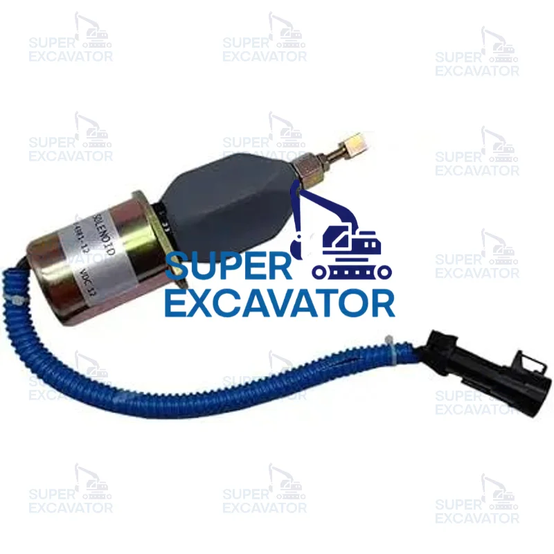 

Excavator Parts 12V Fuel Shutoff Solenoid SA-4981-12 3800723 Stop Solenoid