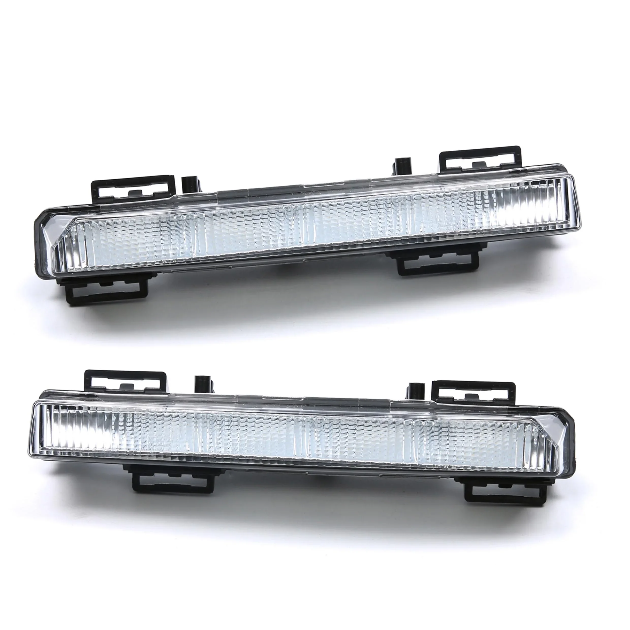 Pair Left&Right Daytime Running Light Assembly For Mercedes Benz C-Class W204 C63 AMG Front Bumper Anti Fog Light 2049064802