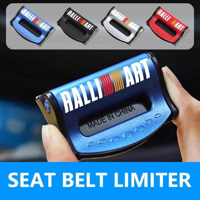 1/2 pièces – Retenue de ceinture de sécurité avec logo de voiture, accessoires intérieurs automobiles pour Mitsubishi Lancer Evo Evolution ASX Outlander