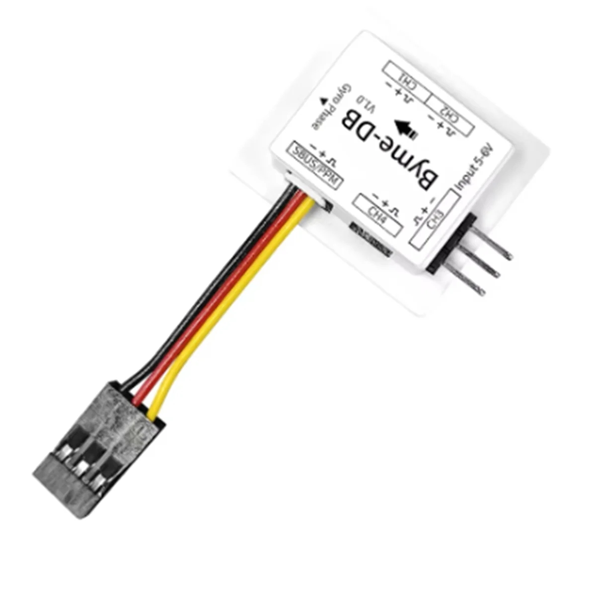 Byme-DB Fixed Wing Flight Control Built-in Gyroscope for Delta Wing Micro-Paper Plane J10 SU27 F22&A38R