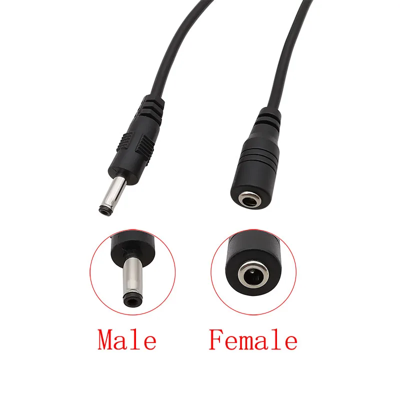 3.5mm x 1.35mm DC Power Male Female Plug Wire Cable Connector 3.5x1.35mm Plugs Jack Socket Extension Cord for LED Strip Light