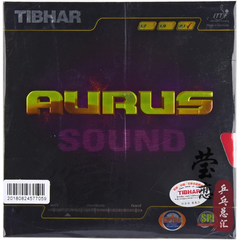 

Tibhar-Aurus Sound Pubres в накладке для настольного тенниса, нетоксичные, ракетки для настольного тенниса, ракетки для спорта, петля быстрой атаки, Германия