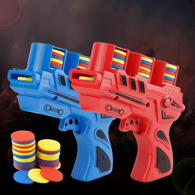 ของเล่นยิงยูเอฟโอสำหรับเด็กพร้อมกระสุน EVA นุ่ม - เกมกลางแจ้งแบบอินเทอร์แอคทีฟสำหรับการเล่นที่กระตือรือร้น สีผสม ของเล่นกีฬา