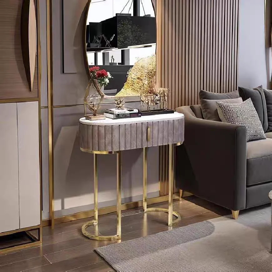 

European Luxury Console Table Modern Design Trendy Premium Console Table With Storage Porch Stoliki Do Salonu Hallway Furniture