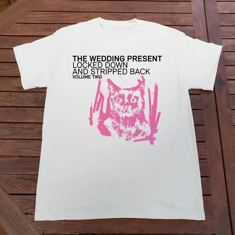 

The Wedding Present Locked Down Stripped Back White Size T Shirt OM679