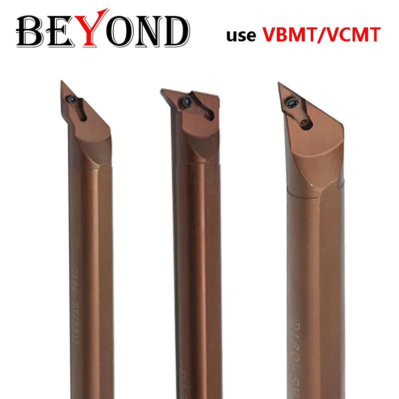 BEYOND SVJCR SVJBR SVUBR SVXBR SVUCR SVXCR Turning Toolholder CNC Spring Steel Hardened Shockproof Lathe Cutter Shank Boring Bar