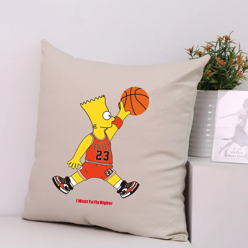 The Simpsons Printed Heat Transfers Vinyl Stickers for Clothes Bart Homer Cartoon Iron on Patch on Clothing Appliques Badge DIY