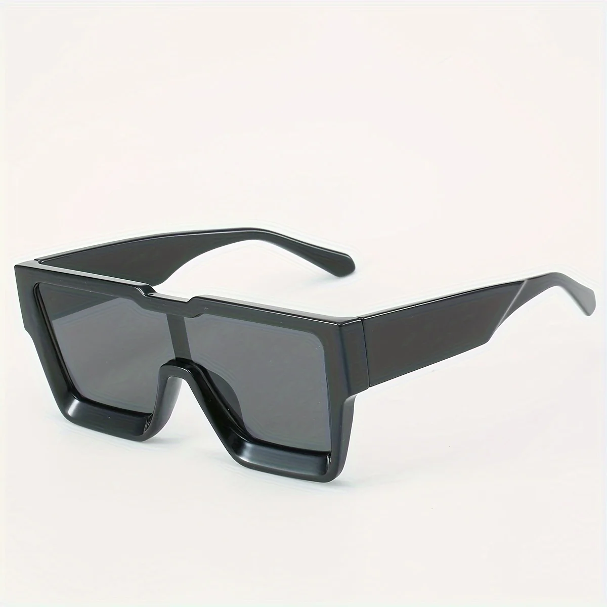 Retro Vintage Schwarz Quadrat Frauen Sonnenbrille Luxus Großen Rahmen Gradienten Gläser Neue Mode Cat Eye Übergroßen Sonnenbrille