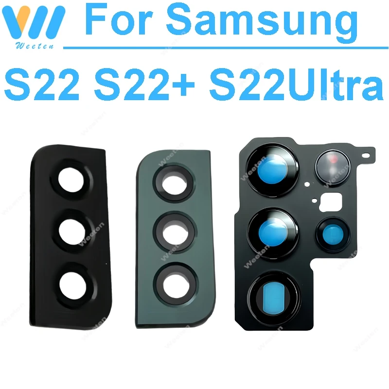

NEW Back Camera Frame lens glass For Samsung Galaxy S21 S21Plus S21Ultra G990F G991B G996B G998B cell phone camera cover Parts