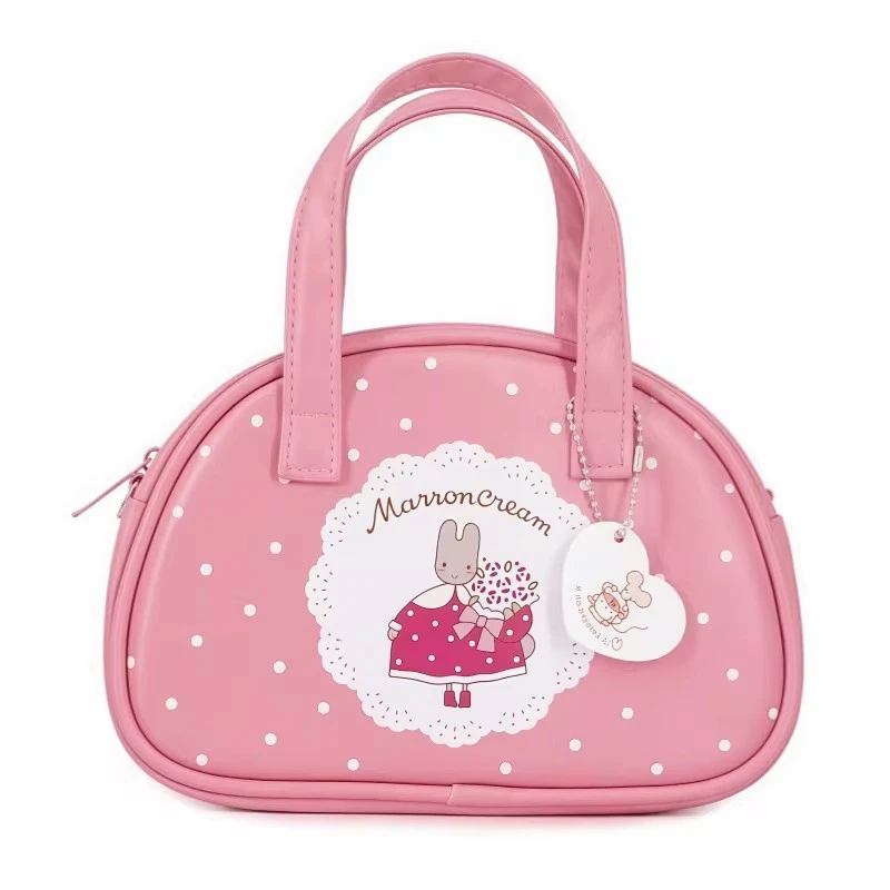Marron Cream 2-Way Handbag Crossbody Bags for Women Anime Cute Small Shoulder Messenger Bag Pink Kawaii Phone Bags
