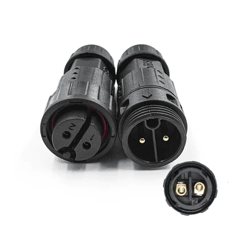 

M19 Cable Connector Male Female Waterproof IP68 2 3 4 5Pin Connector 500V 20A 10.5mm Electrical Screw Locking Wire Aviation Plug