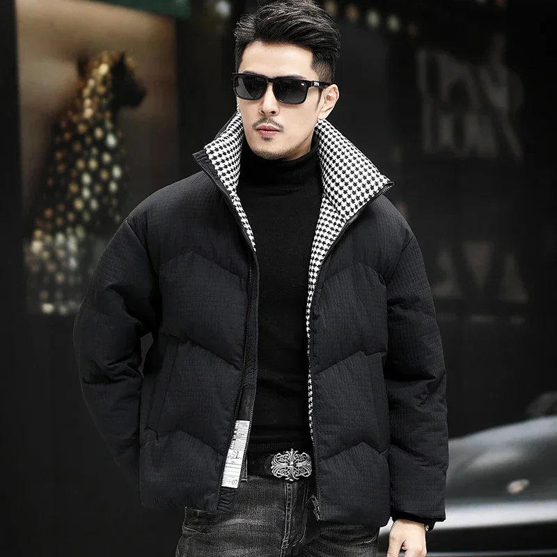 2025 Men's New Down Jacket Designer Clothing Short Winter Thickened Li Ling Duck Filled Luxury