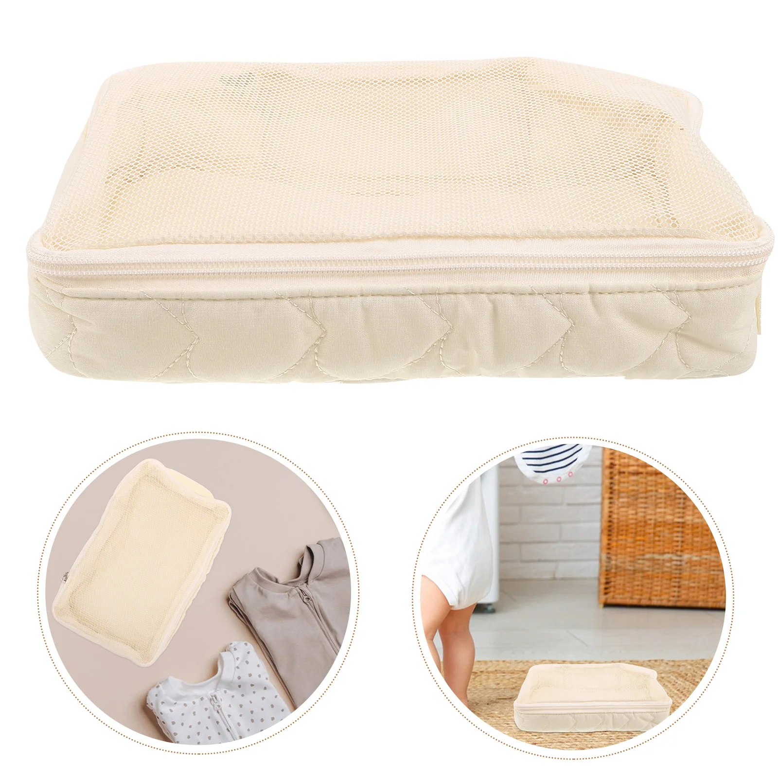 

Сумка для подгузников, органайзер для детских предметов, портативный, водонепроницаемый, сменный, дышащий, сетчатый, легкий, прочный, многоразовый