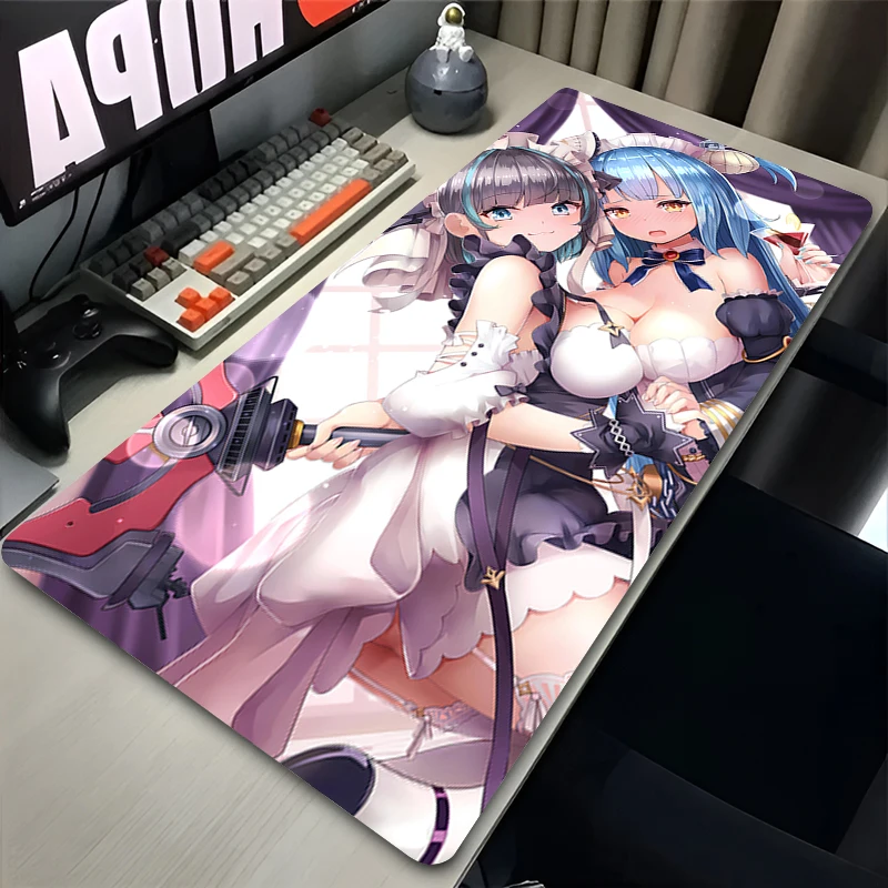 

Azur Lane Mousepad Anime Gaming Mouse Mat Gamer Locking Edge Computer Mouse Pad Big Office HD Print Desk Mat Game girl Mousepad
