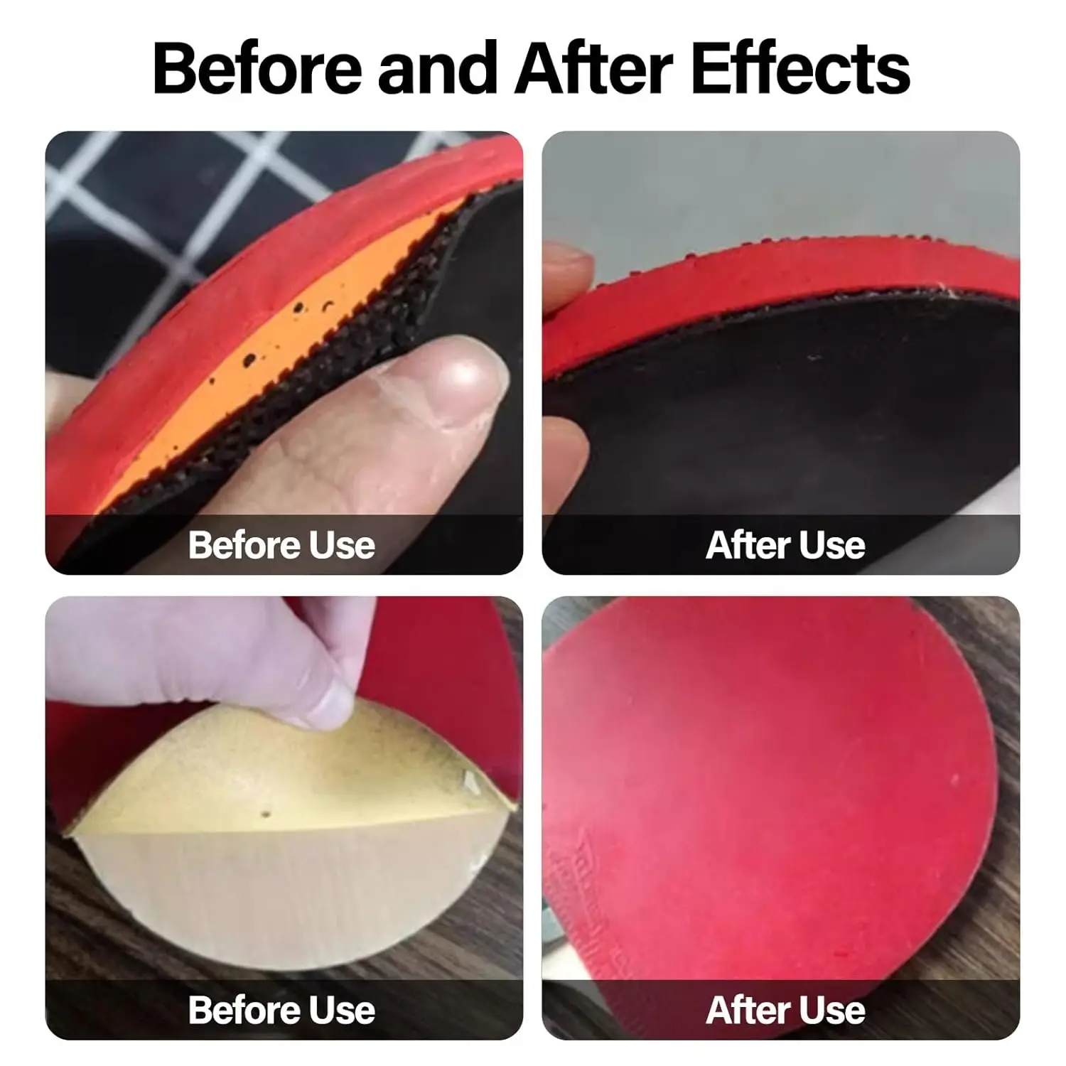 50ml Table Tennis Rubber Glue Inorganic Water Based Glue For Ping Pong Paddle Balance Spin Speed With 3 Sponges Set SIKEZHAN image 4