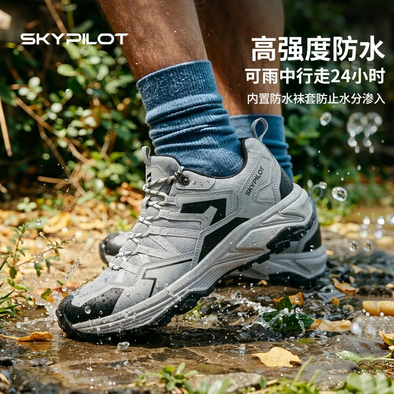 Skypilot Hiking Shoes Men waterproof Climbing Camping Hunting Boot Outdoor Mountain Trekking Sneaker Tactical Wakling mesh shoes