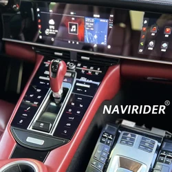 Panel For Porsche Panamera 2010 - 2016 Touch Dashboard Carplay Radio AC Electric Air Conditioning Vents Car Center Console 2din