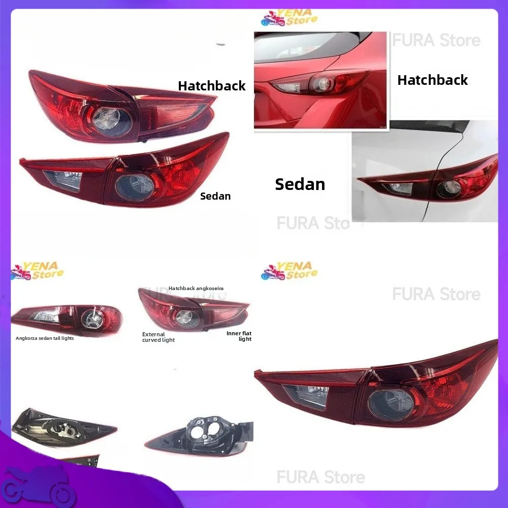 

Applicable to Mazda 3 Axela Rear Tail Light Assembly for 2014 2015 2016 Model LED Brake Lamp Auto Lighting Upgrade Durable