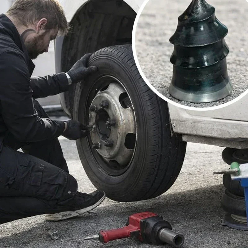 Vacuum Tyre Repair Nail for Motorcycle Car Trucks Scooter Bike Tire Puncture Repair Universal Tubeless Rubber Nails ﻿
