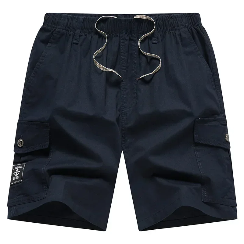 Cotton Five Quarter Pants Men's Workwear Shorts Casual Big Shorts Loose Thin Style Big Toe Summer New Style