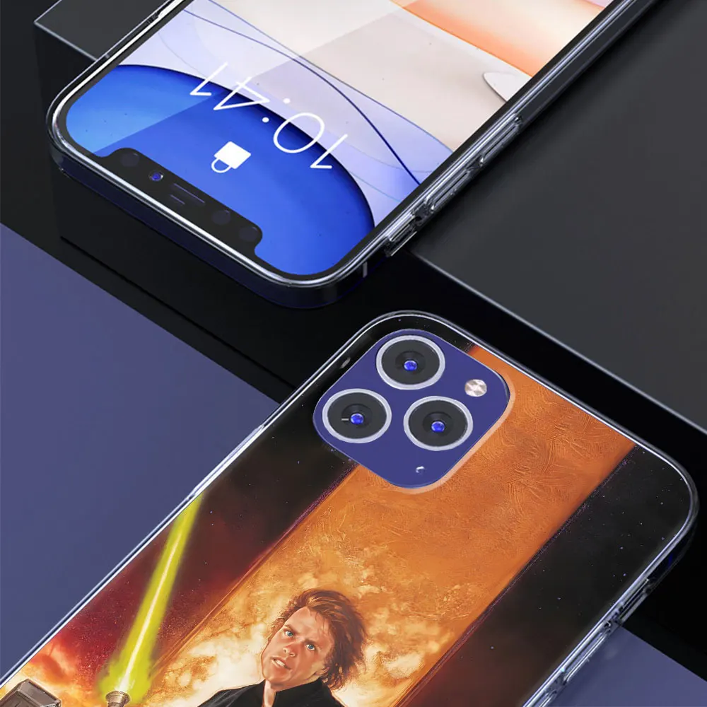 Anakin Darth Vader Luke Skywalker Case for Apple iPhone 11 15 Plus 13 12 Mini 7 8 X XS XR 14 Pro Max Silicone Soft Phone Cover