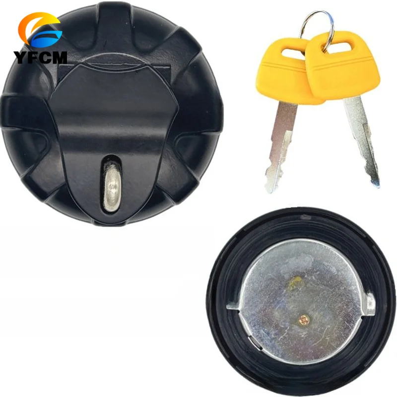 Excavator Parts 2-Jaw Universal Anti-Theft Diesel Fuel Tank Cap for Volvo Excavator Truck Jiefang Mercedes